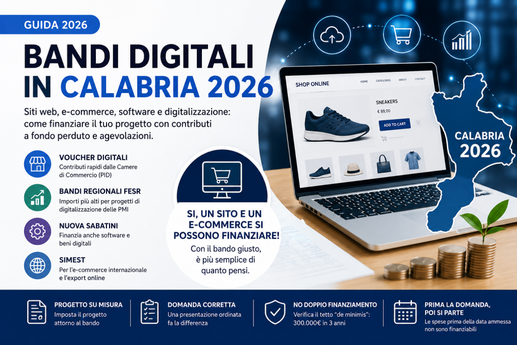 Finanziare un sito web o e commerce con un bando — Before 1783